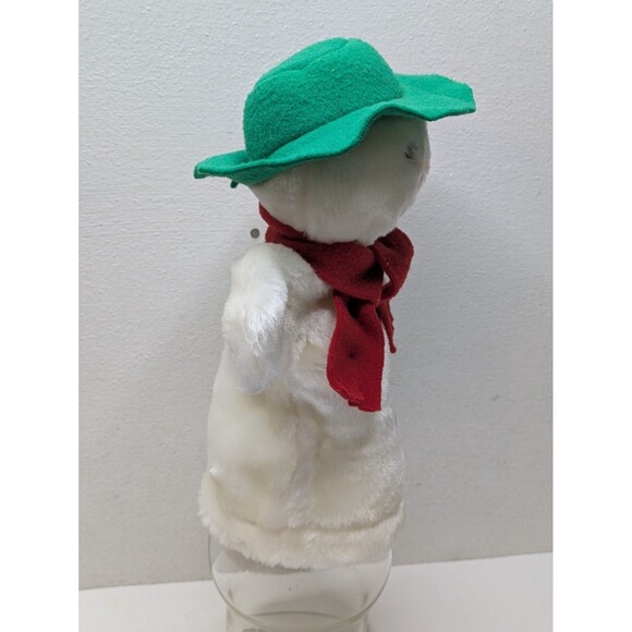 The Snowman Plush HAND PUPPET Raymond Briggs Soft Cover Story Book Toy Eden - Picture 2 of 10